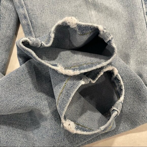 Vintage LL Bean High Waisted Jeans Sz 4P XS Light Denim Double L Comfort Waist - Picture 10 of 13